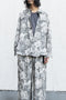 【ETHOSENS】"Printed shirt"