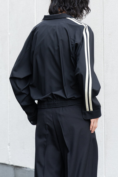 【ETHOSENS】"Super180's wool Track shirt"