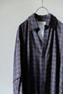 【Licht Bestreben】"Detachable Sleeve Hook-Cuff Check Shirt"