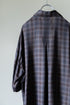 【Licht Bestreben】"Detachable Sleeve Hook-Cuff Check Shirt"