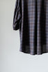 【Licht Bestreben】"Detachable Sleeve Hook-Cuff Check Shirt"