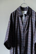 【Licht Bestreben】"Detachable Sleeve Hook-Cuff Check Shirt"