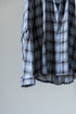 【Licht Bestreben】"Detachable Sleeve Hook-Cuff Check Shirt"