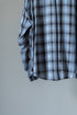 【Licht Bestreben】"Detachable Sleeve Hook-Cuff Check Shirt"