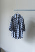 【Licht Bestreben】"Detachable Sleeve Hook-Cuff Check Shirt"