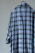 【Licht Bestreben】"Detachable Sleeve Hook-Cuff Check Shirt"