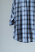 【Licht Bestreben】"Detachable Sleeve Hook-Cuff Check Shirt"