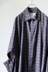【Licht Bestreben】"Detachable Sleeve Hook-Cuff Check Shirt"
