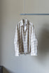 【Licht Bestreben】"Detachable Sleeve Hook-Cuff Check Shirt"