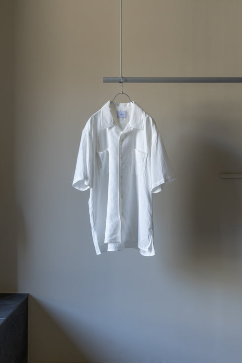 【nuterm】"オープンカラーショートスリーブシャツ"