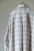 【Licht Bestreben】"Detachable Sleeve Hook-Cuff Check Shirt"