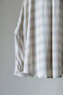 【Licht Bestreben】"Detachable Sleeve Hook-Cuff Check Shirt"