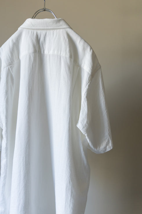 【nuterm】"オープンカラーショートスリーブシャツ"