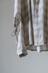 【Licht Bestreben】"Detachable Sleeve Hook-Cuff Check Shirt"