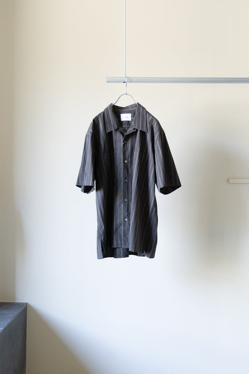 【nuterm】"オープンカラーショートスリーブシャツ"