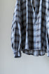 【Licht Bestreben】"Detachable Sleeve Hook-Cuff Check Shirt"