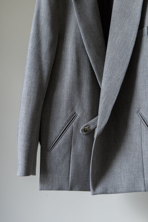【Licht Bestreben】"Luxe Tweed Double-Breasted Jacket"