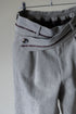 【Licht Bestreben】"Twisted Waist Double Cloth Tweed Trousers"