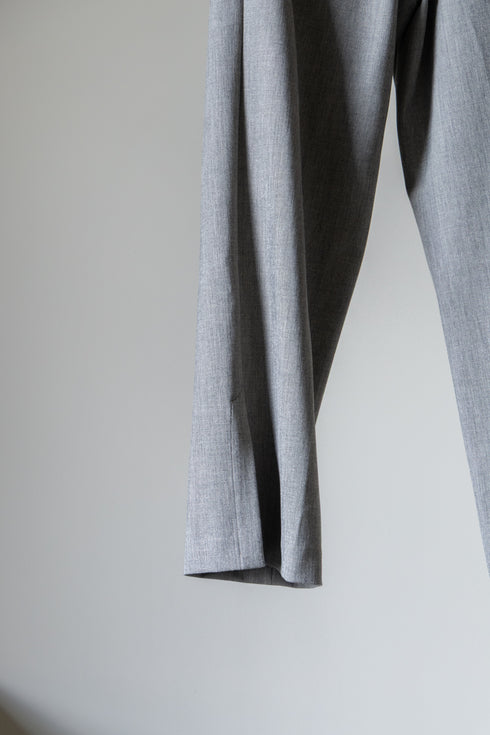 【Licht Bestreben】"Twisted Waist Double Cloth Tweed Trousers"