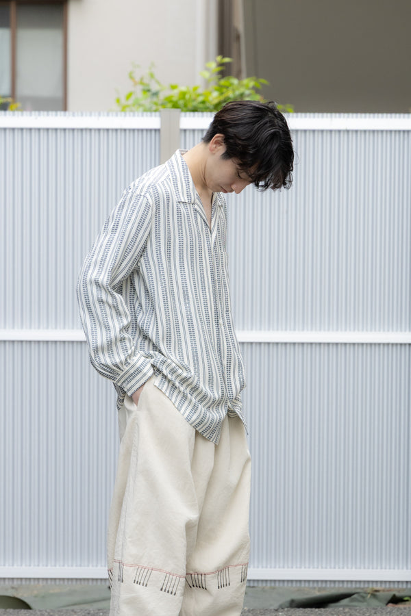 別注【SHEIK YERBOUTI】"オールドクロスオープンカラーシャツ"