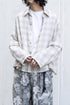 【Licht Bestreben】"Detachable Sleeve Hook-Cuff Check Shirt"