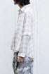 【Licht Bestreben】"Detachable Sleeve Hook-Cuff Check Shirt"