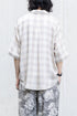 【Licht Bestreben】"Detachable Sleeve Hook-Cuff Check Shirt"