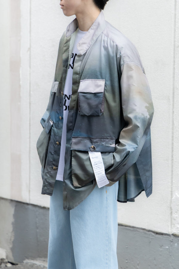 【Licht Bestreben】"M-65 プリントシャツ"