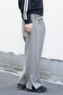 【Licht Bestreben】"Twisted Waist Double Cloth Tweed Trousers"