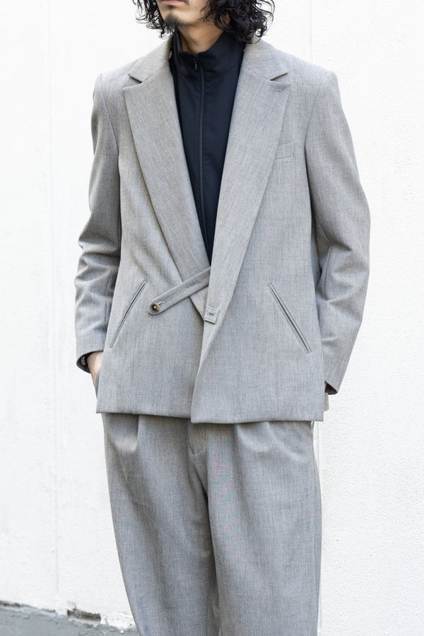 【Licht Bestreben】"Luxe Tweed Double-Breasted Jacket"