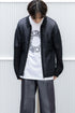 【THE JEAN PIERRE】"ジップメッシュニットシャツ"
