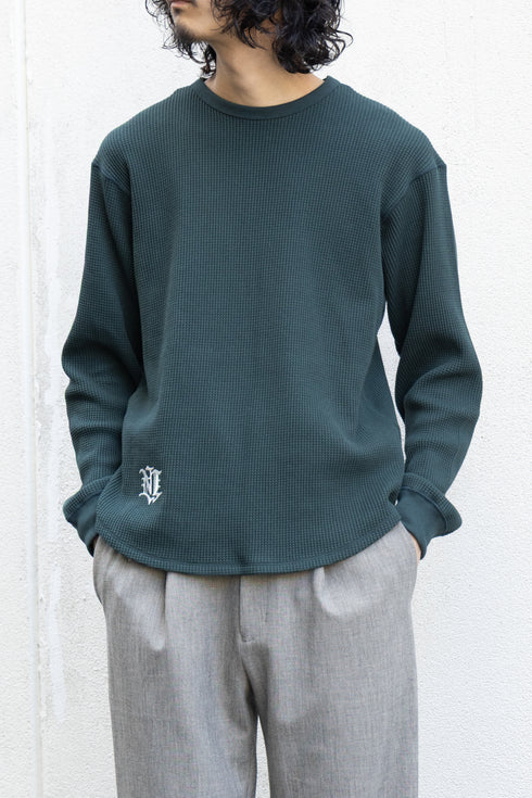 【nuterm】"Military Gym Waffle TEE"