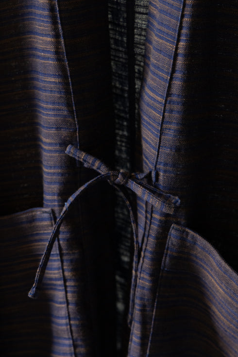 【KUON】"藍染ダブルガーゼ野良着"