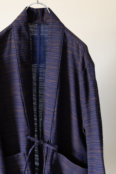 【KUON】"藍染ダブルガーゼ野良着"