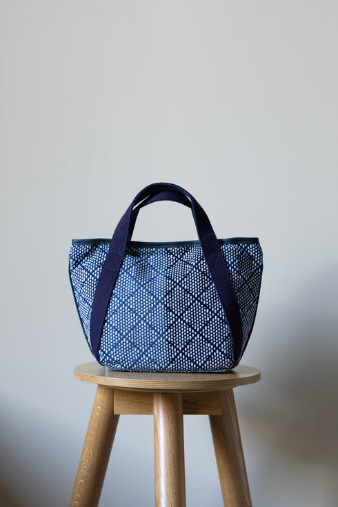 【KUON】"Aizome Sashiko Mini Bag"