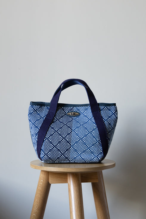 【KUON】"Aizome Sashiko Mini Bag"