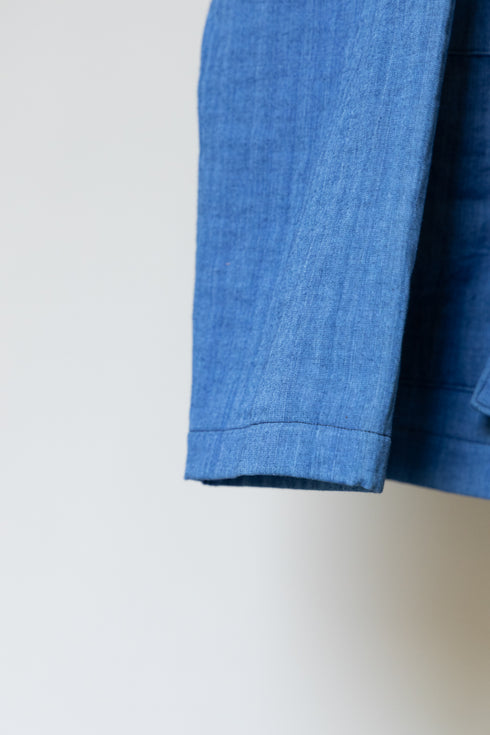 【KUON】"藍染二重織野良着"