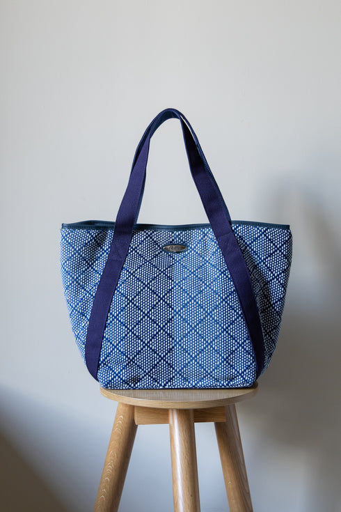 【KUON】"Aizome Sashiko Tote Bag"