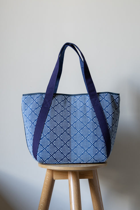 【KUON】"Aizome Sashiko Tote Bag"