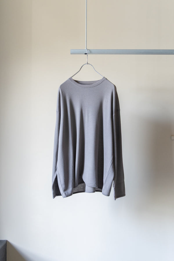 【CURLY&Co.】"WOOL WAFFLE JERSEY TEE"