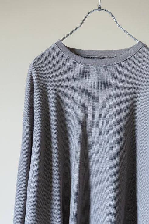 【CURLY&Co.】"WOOL WAFFLE JERSEY TEE"