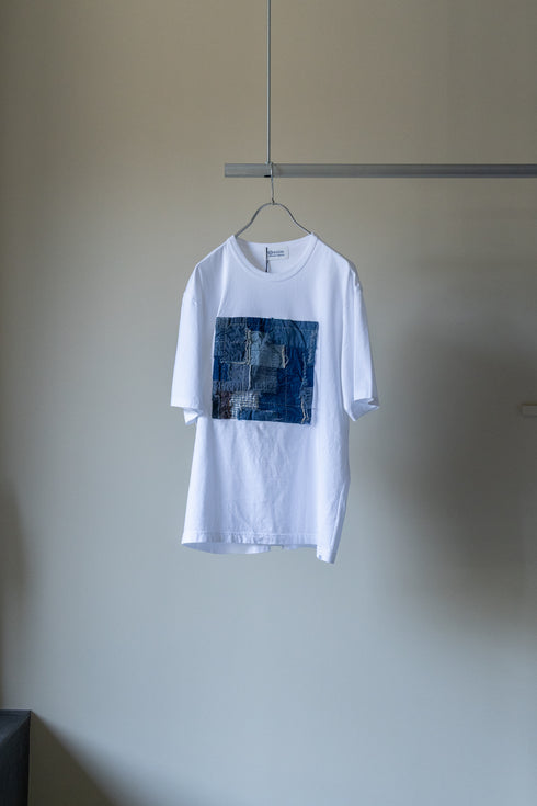 【KUON】"襤褸パッチティーシャツ"