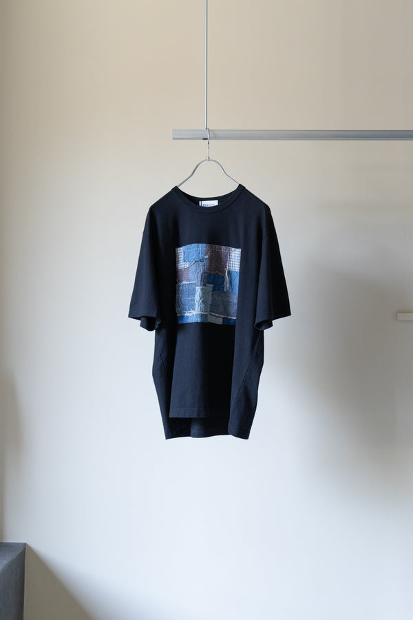 【KUON】"襤褸パッチティーシャツ"