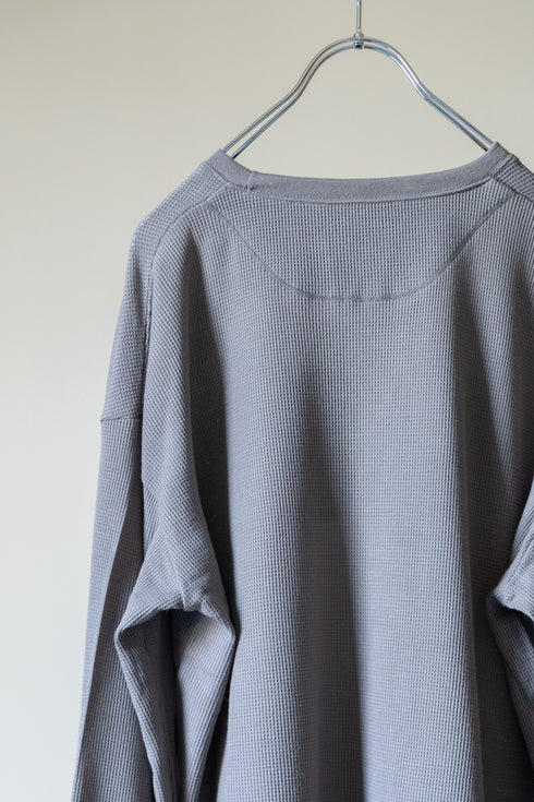 【CURLY&Co.】"WOOL WAFFLE JERSEY TEE"