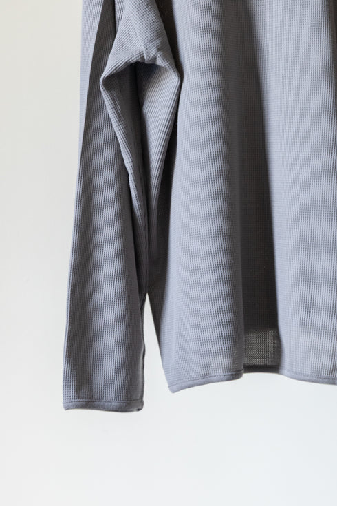 【CURLY&Co.】"WOOL WAFFLE JERSEY TEE"