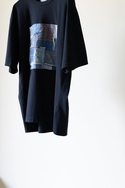 【KUON】"襤褸パッチティーシャツ"