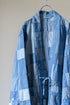 【KUON】"Paint-Splattered Denim Patchwork Noragi"