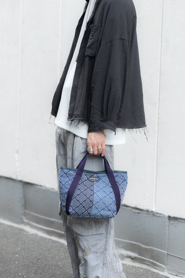 【KUON】"Aizome Sashiko Mini Bag"