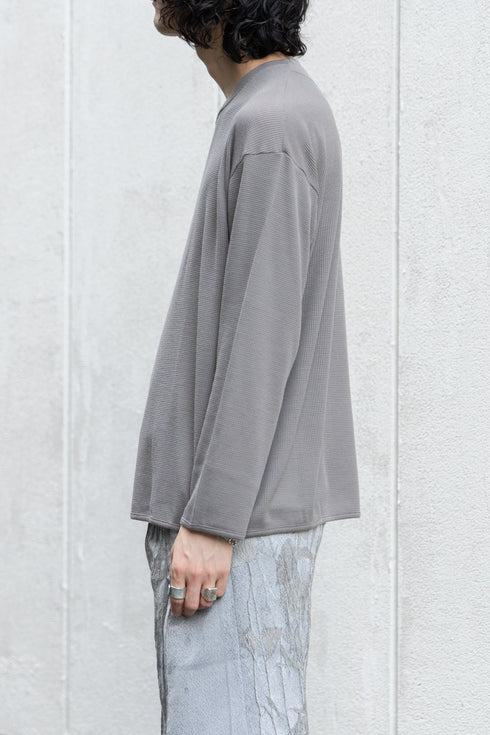 【CURLY&Co.】"WOOL WAFFLE JERSEY TEE"