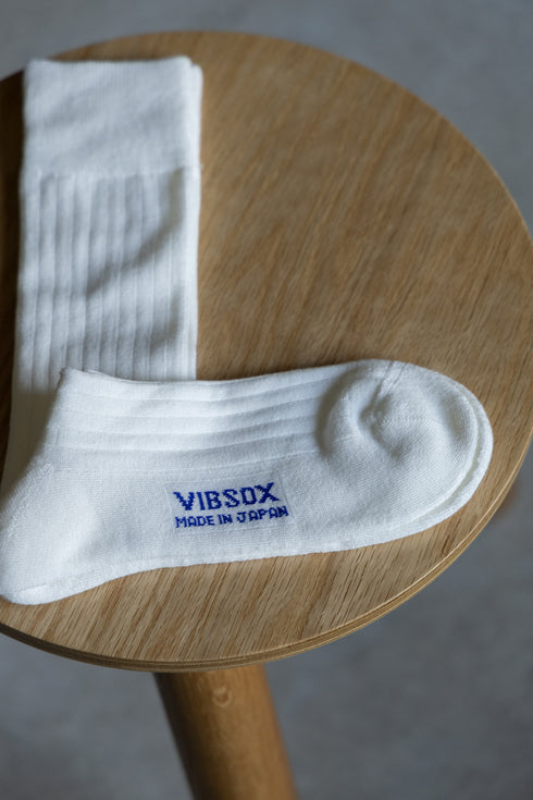 【VIBSOX】"消臭・防臭・抗菌ドレスリブパイルソックス"